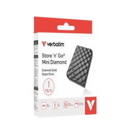 Verbatim Store 'n' Go Mini Diamond 1 TB USB tipo-C 3.2 Gen 2 (3.1 Gen 2) Nero