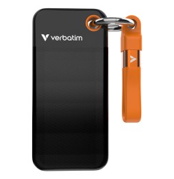 Verbatim Pocket SSD 1 TB USB tipo-C 3.2 Gen 2 (3.1 Gen 2) Nero, Arancione