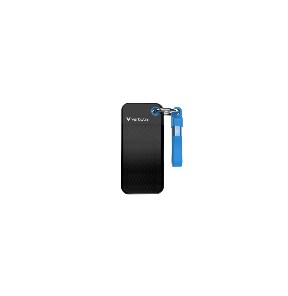 Verbatim Pocket SSD 2 TB USB tipo-C 3.2 Gen 2 (3.1 Gen 2) Nero, Blu