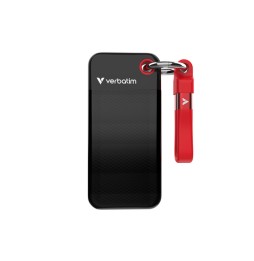 Verbatim Pocket SSD 2 TB USB tipo-C 3.2 Gen 2 (3.1 Gen 2) Nero, Rosso