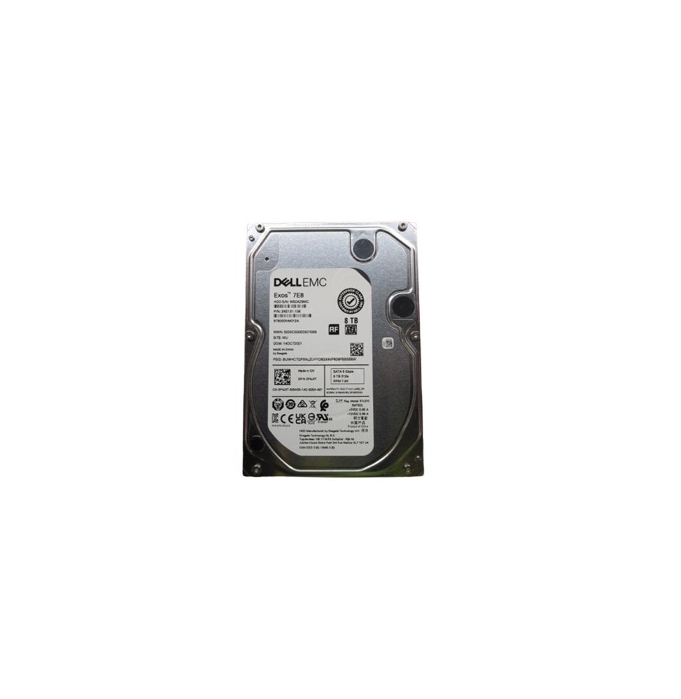 DELL 400-BRDB disco rigido interno 8 TB 7200 Giri/min 3.5' Serial ATA III