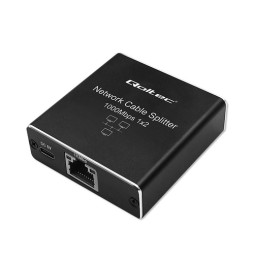Qoltec 52249 switch di rete Non gestito Nero