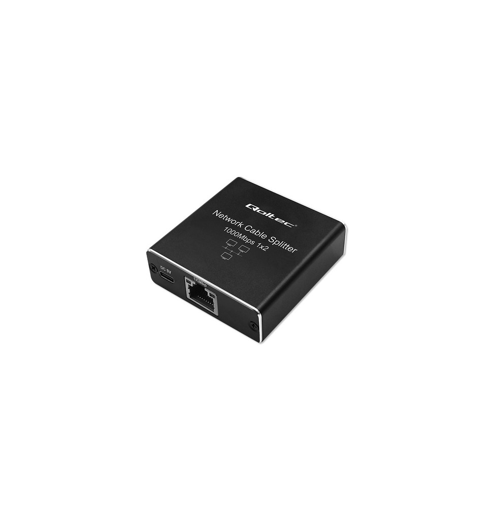 Qoltec 52249 switch di rete Non gestito Nero