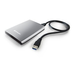 Verbatim Disco rigido portatile Store 'n' Go USB 3.0 da 1 TB Argento