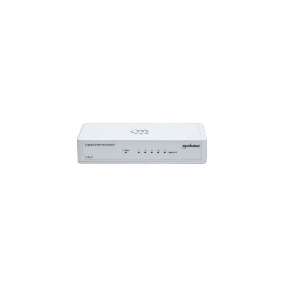 Manhattan 560696 switch di rete Non gestito L2 Gigabit Ethernet (10/100/1000) Bianco