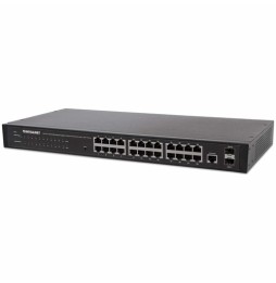 Intellinet 560917 switch di rete Gestito Gigabit Ethernet (10/100/1000) 1U Nero