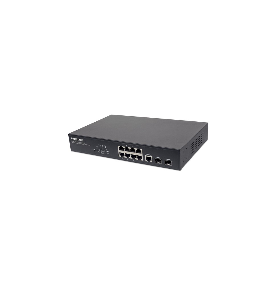 Intellinet 561167 switch di rete Gestito Gigabit Ethernet (10/100/1000) Supporto Power over Ethernet (PoE) Nero