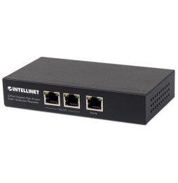 Intellinet 561266 switch di rete Non gestito Gigabit Ethernet (10/100/1000) Supporto Power over Ethernet (PoE) Nero