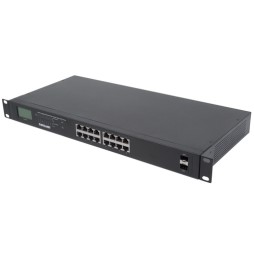 Intellinet 561259 switch di rete Non gestito Gigabit Ethernet (10/100/1000) Supporto Power over Ethernet (PoE) Nero