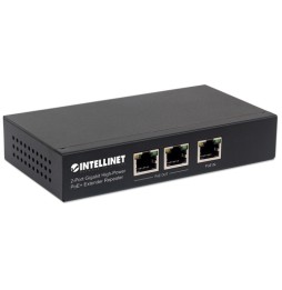Intellinet 561266 switch di rete Non gestito Gigabit Ethernet (10/100/1000) Supporto Power over Ethernet (PoE) Nero