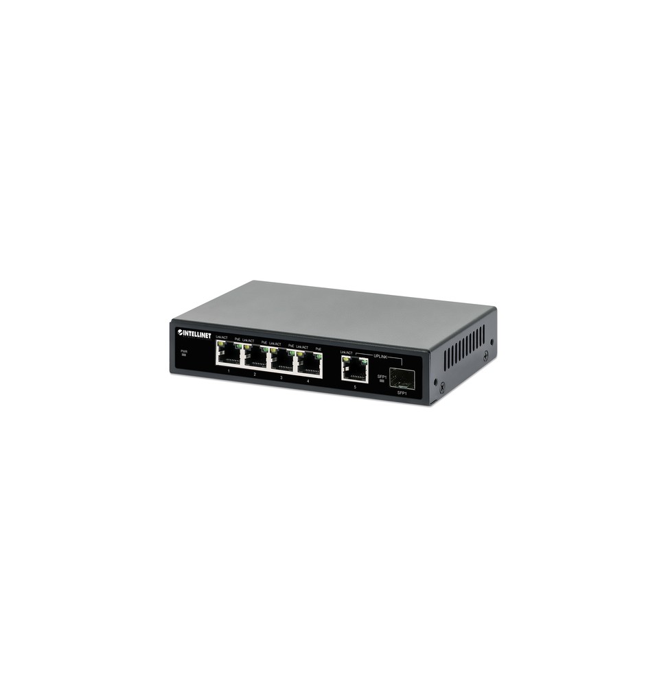 Intellinet 561822 switch di rete Gigabit Ethernet (10/100/1000) Supporto Power over Ethernet (PoE) Nero