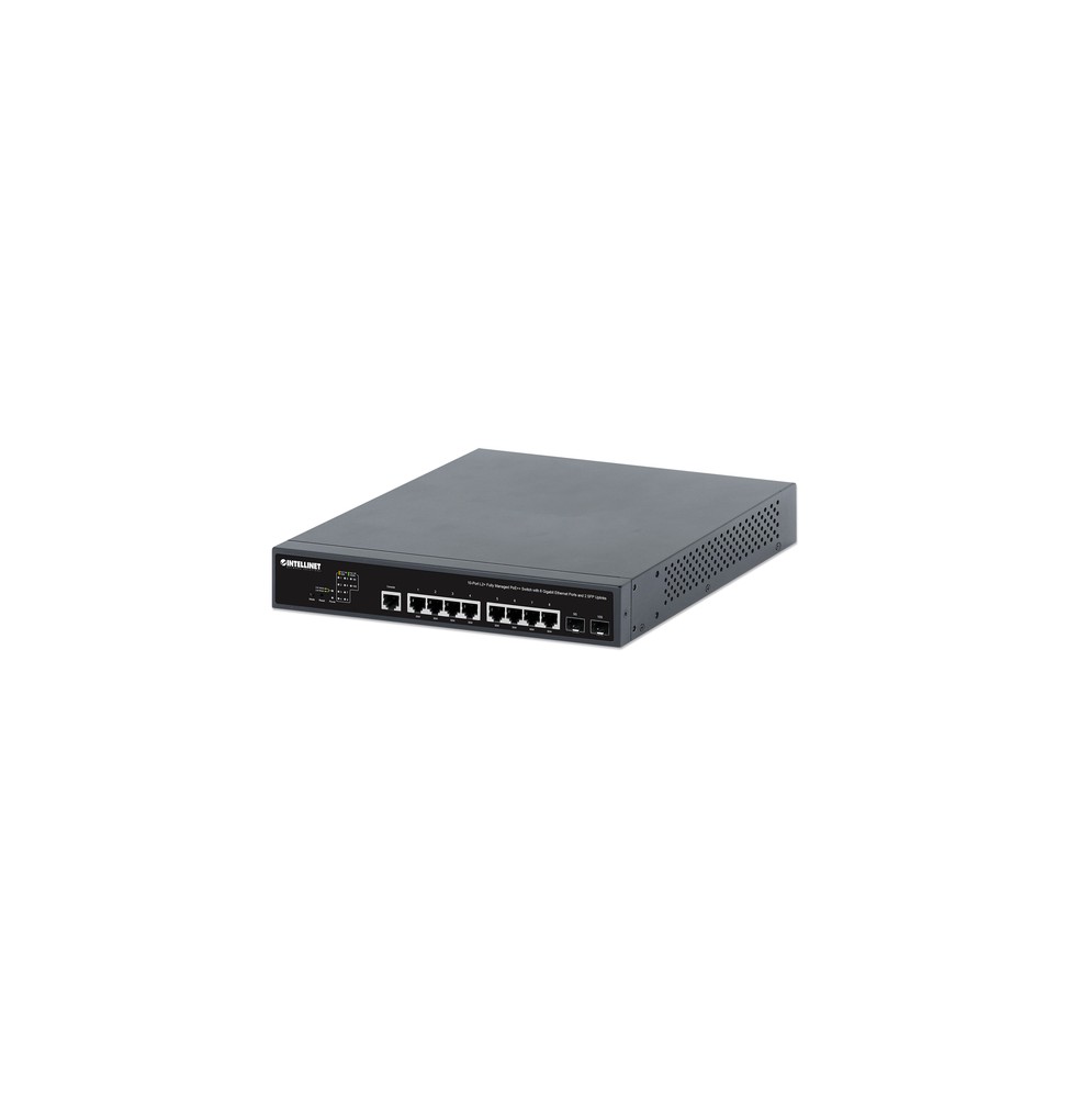 Intellinet 562003 switch di rete Gestito L2+/L3 Gigabit Ethernet (10/100/1000) Supporto Power over Ethernet (PoE) 1U Nero
