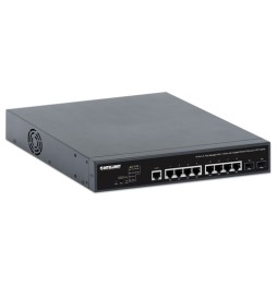 Intellinet 562003 switch di rete Gestito L2+/L3 Gigabit Ethernet (10/100/1000) Supporto Power over Ethernet (PoE) 1U Nero