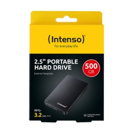 Intenso 500GB 2.5' Memory Case USB 3.0 esterno Nero