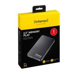 Intenso Festplatte 2TB USB 3.0 6.35cm 2.5'' schwarz - Festplatte - 2,5\' disco rigido esterno 5400 Giri/min 2.5' Micro-USB B