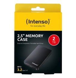 Intenso 2TB 2.5' Memory Case USB 3.0 esterno Nero