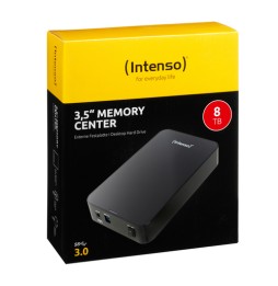 Intenso Memory Center disco rigido esterno 8 TB 5400 Giri/min 3.5' USB 3.2 Gen 1 (3.1 Gen 1) Nero