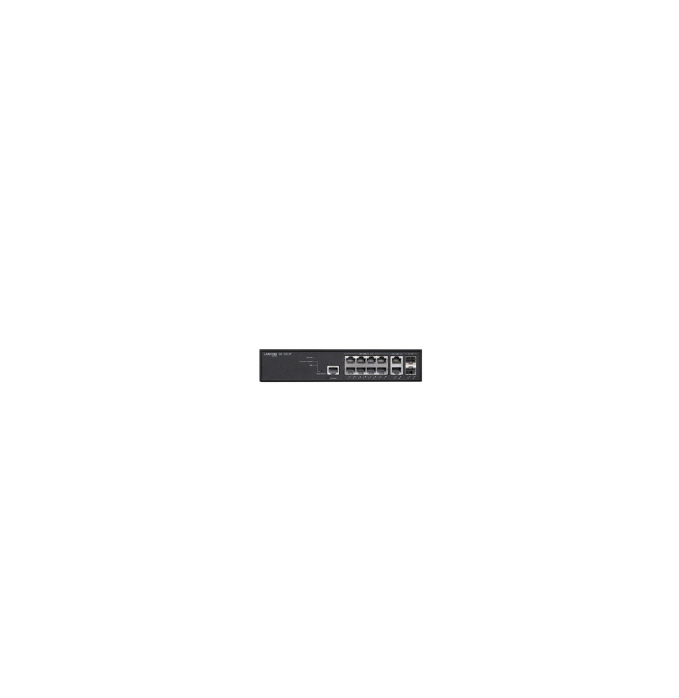 GS-2412P Gestito L2+ Gigabit Ethernet (10/100/1000) Supporto Power over Ethernet (PoE) Nero