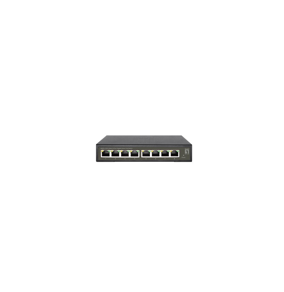 LevelOne GES-2108 switch di rete Gestito L2 Gigabit Ethernet (10/100/1000) Nero