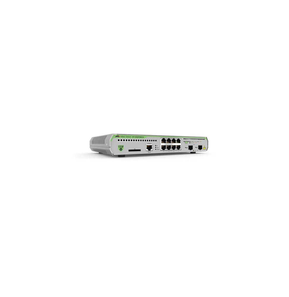 Allied Telesis AT-GS970M/10PS-50 Gestito L3 Gigabit Ethernet (10/100/1000) Supporto Power over Ethernet (PoE) 1U Nero, Grigio