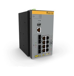 Allied Telesis AT-IE340-12GP-80 Gestito L3 Gigabit Ethernet (10/100/1000) Supporto Power over Ethernet (PoE) Grigio