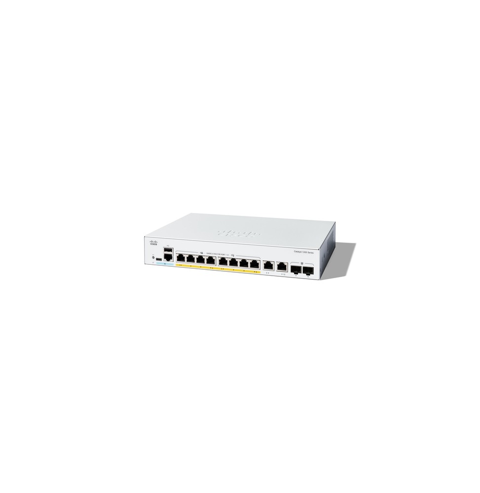 Cisco C1200-8FP-2G switch di rete Gestito L2/L3 Gigabit Ethernet (10/100/1000) Bianco