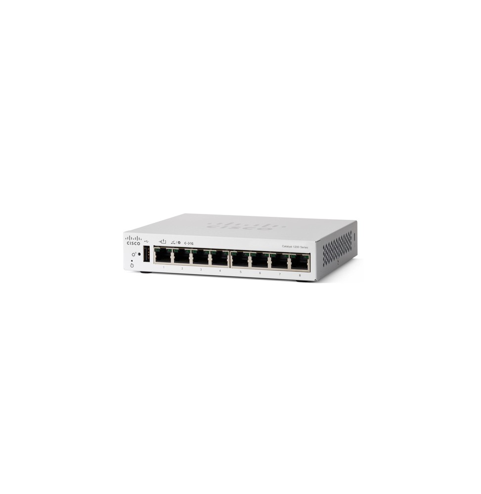 Cisco C1200-8T-D switch di rete Gestito L2/L3 Gigabit Ethernet (10/100/1000) Bianco