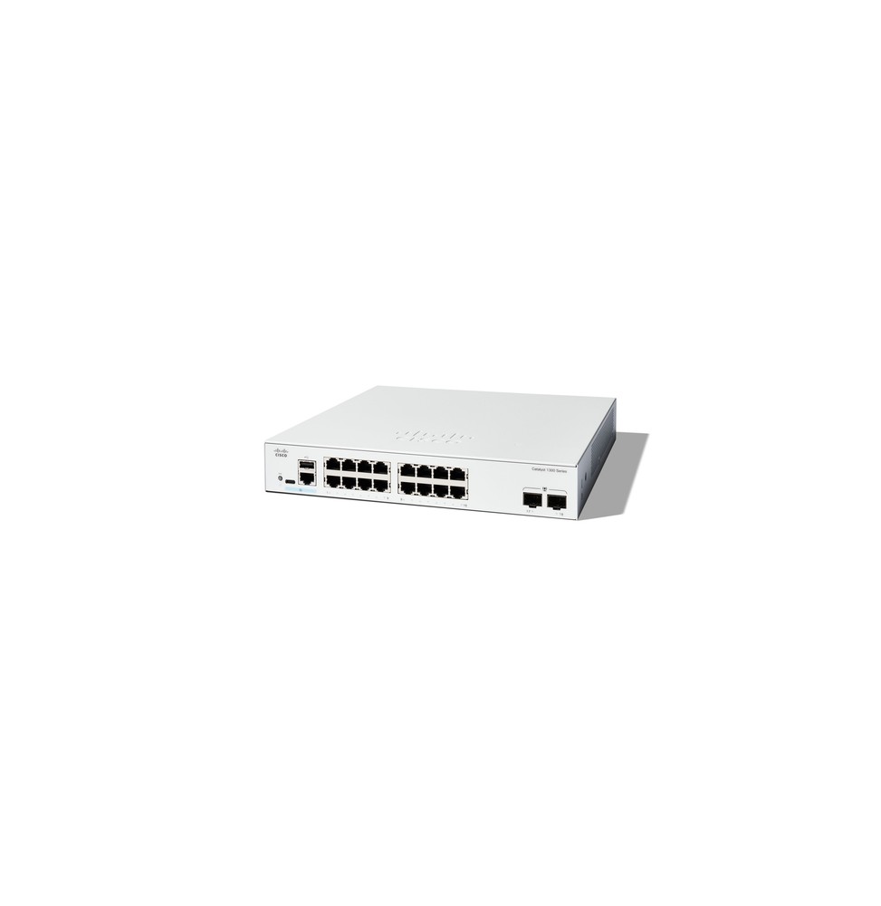 Cisco C1300-16T-2G switch di rete Gestito L2/L3 Gigabit Ethernet (10/100/1000) Bianco