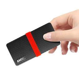 Emtec X200 2 TB USB tipo-C 3.2 Gen 1 (3.1 Gen 1) Nero