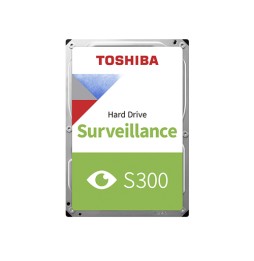 Toshiba S300 Surveillance disco rigido interno 2 TB 5400 Giri/min 128 MB 3.5' Serial ATA III