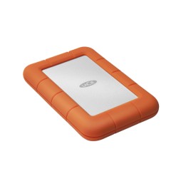 LaCie Rugged Mini disco rigido esterno 1 TB 5400 Giri/min 2.5' Micro-USB B 3.2 Gen 1 (3.1 Gen 1) Arancione, Argento