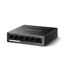 Mercusys MS106LP switch di rete Gestito Fast Ethernet (10/100) Supporto Power over Ethernet (PoE) Nero