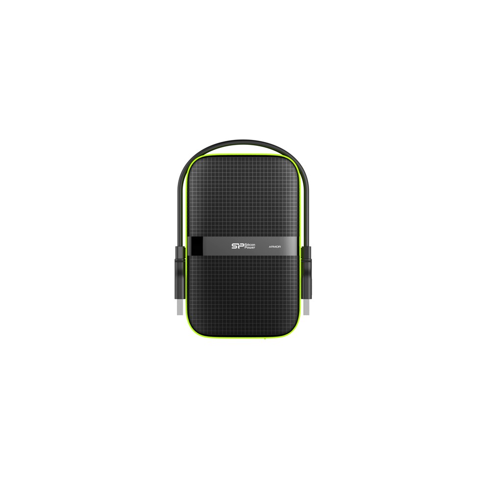 Silicon Power Armor A60 disco rigido esterno 4 TB 2.5' Micro-USB B 3.2 Gen 1 (3.1 Gen 1) Nero, Verde