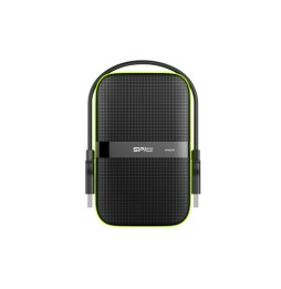 Silicon Power Armor A60 disco rigido esterno 5 TB 2.5' Micro-USB B 3.2 Gen 1 (3.1 Gen 1) Nero, Verde