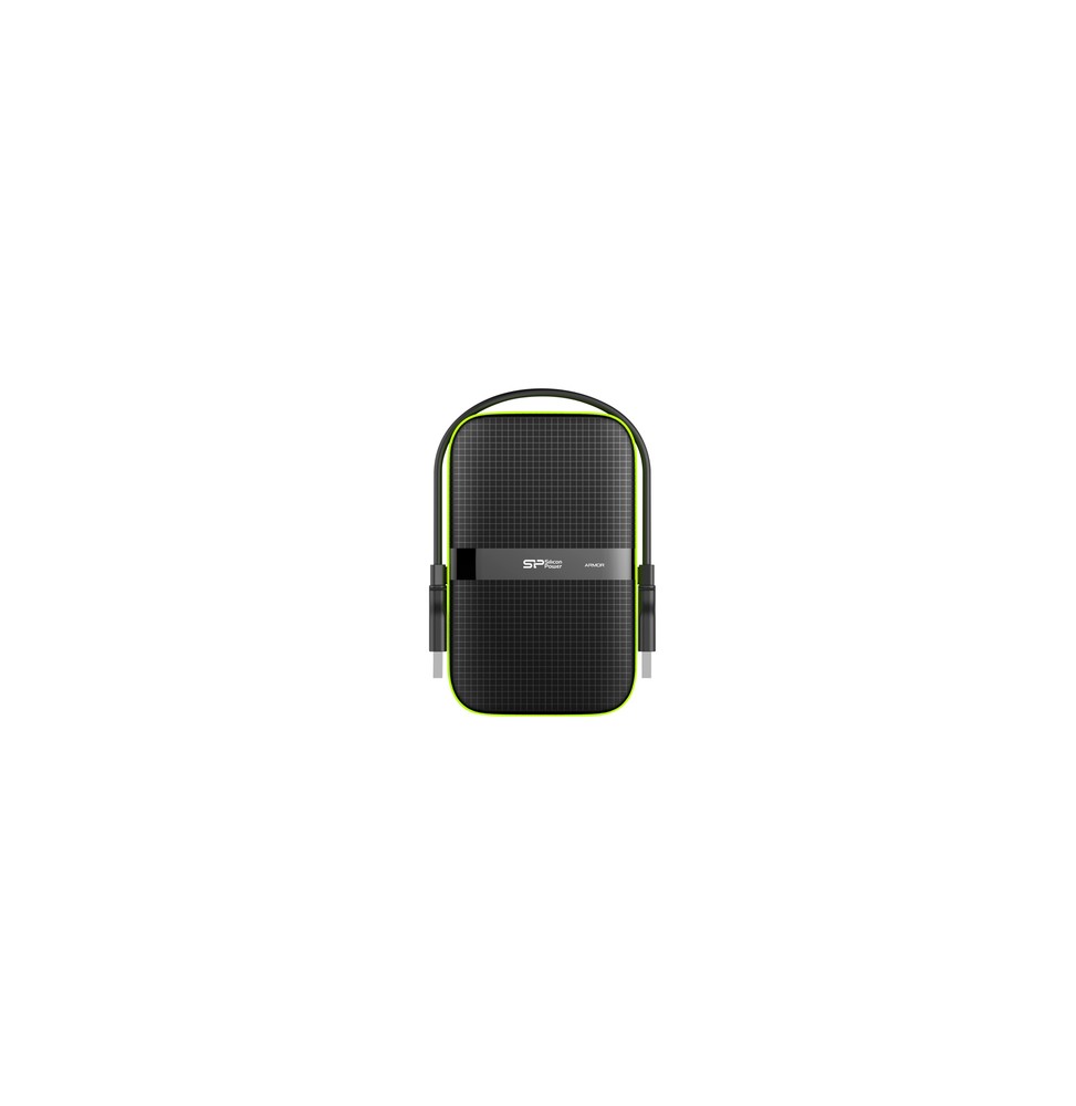 Silicon Power Armor A60 disco rigido esterno 5 TB 2.5' Micro-USB B 3.2 Gen 1 (3.1 Gen 1) Nero, Verde