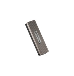 Transcend ESD330C 2 TB USB tipo-C Marrone, Grigio