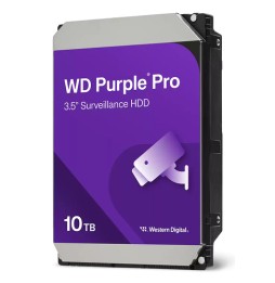 Western Digital Purple Pro WD102PURP disco rigido interno 10 TB 7200 Giri/min 512 MB 3.5' Serial ATA III