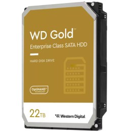 Western Digital Gold disco rigido interno 22 TB 7200 Giri/min 512 MB 3.5' Serial ATA III