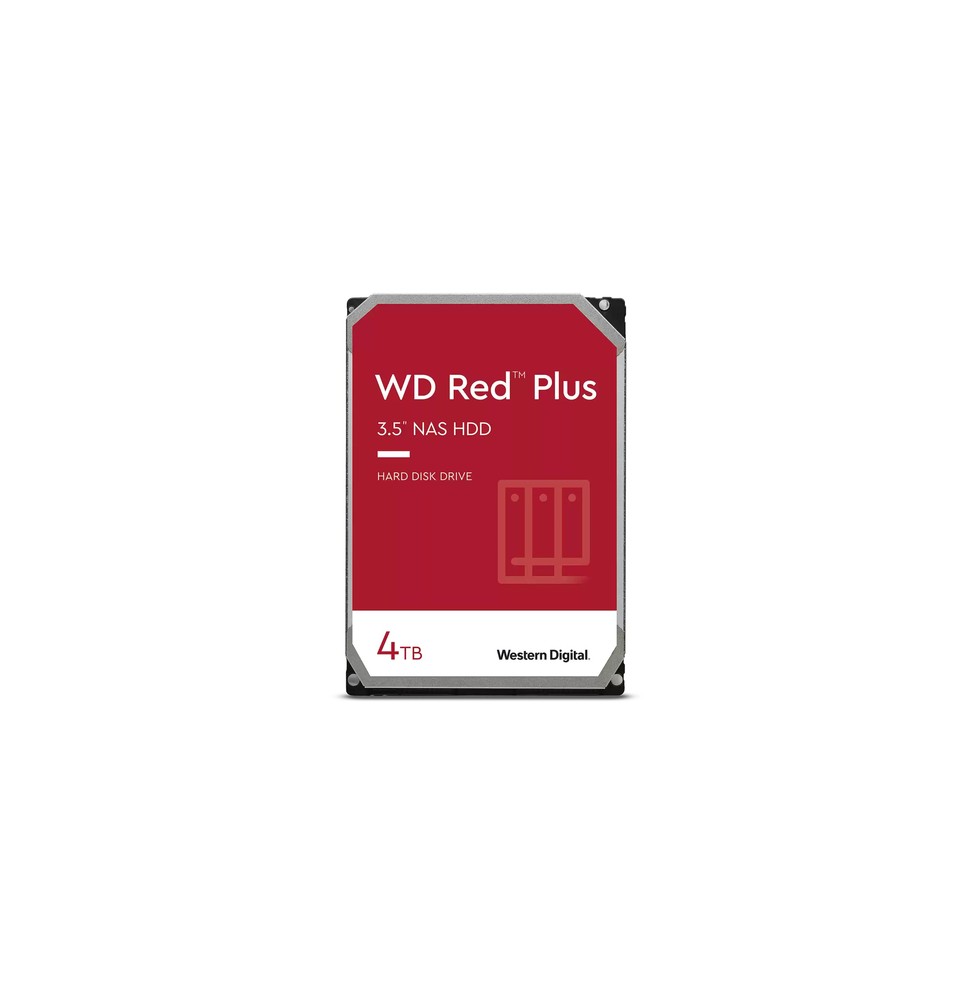 Western Digital Red Plus disco rigido interno 4 TB 5400 Giri/min 256 MB 3.5' Serial ATA III