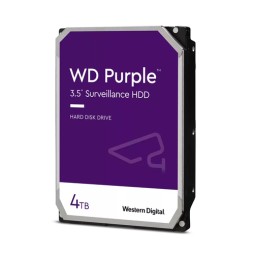 Western Digital Purple disco rigido interno 4 TB 5400 Giri/min 256 MB 3.5' Serial ATA III