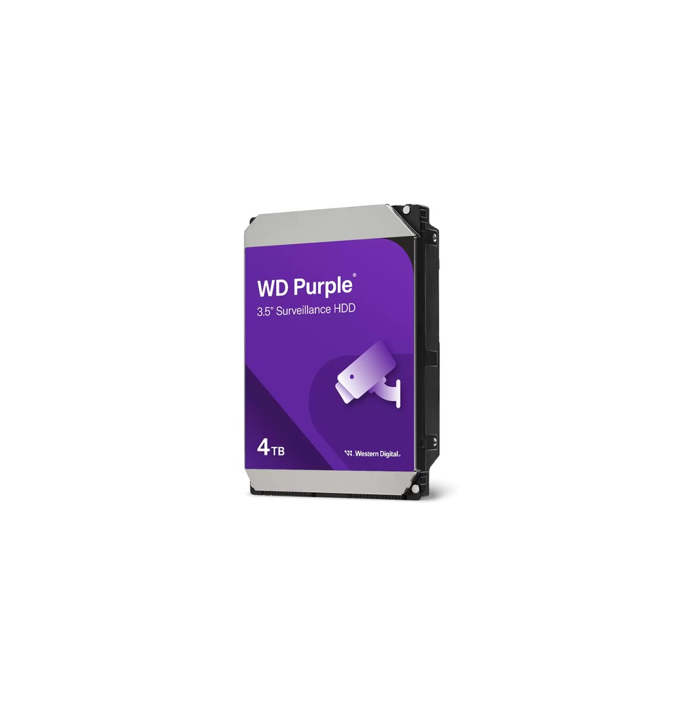 Western Digital Purple disco rigido interno 4 TB 5400 Giri/min 128 MB 3.5' Serial ATA III