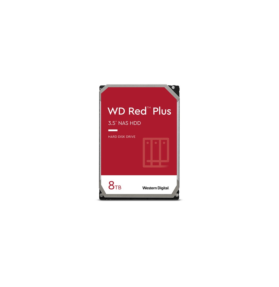 Western Digital Red Plus disco rigido interno 8 TB 5640 Giri/min 256 MB 3.5' Serial ATA III