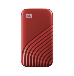 Western Digital My Passport 2 TB USB tipo-C 3.2 Gen 2 (3.1 Gen 2) Rosso