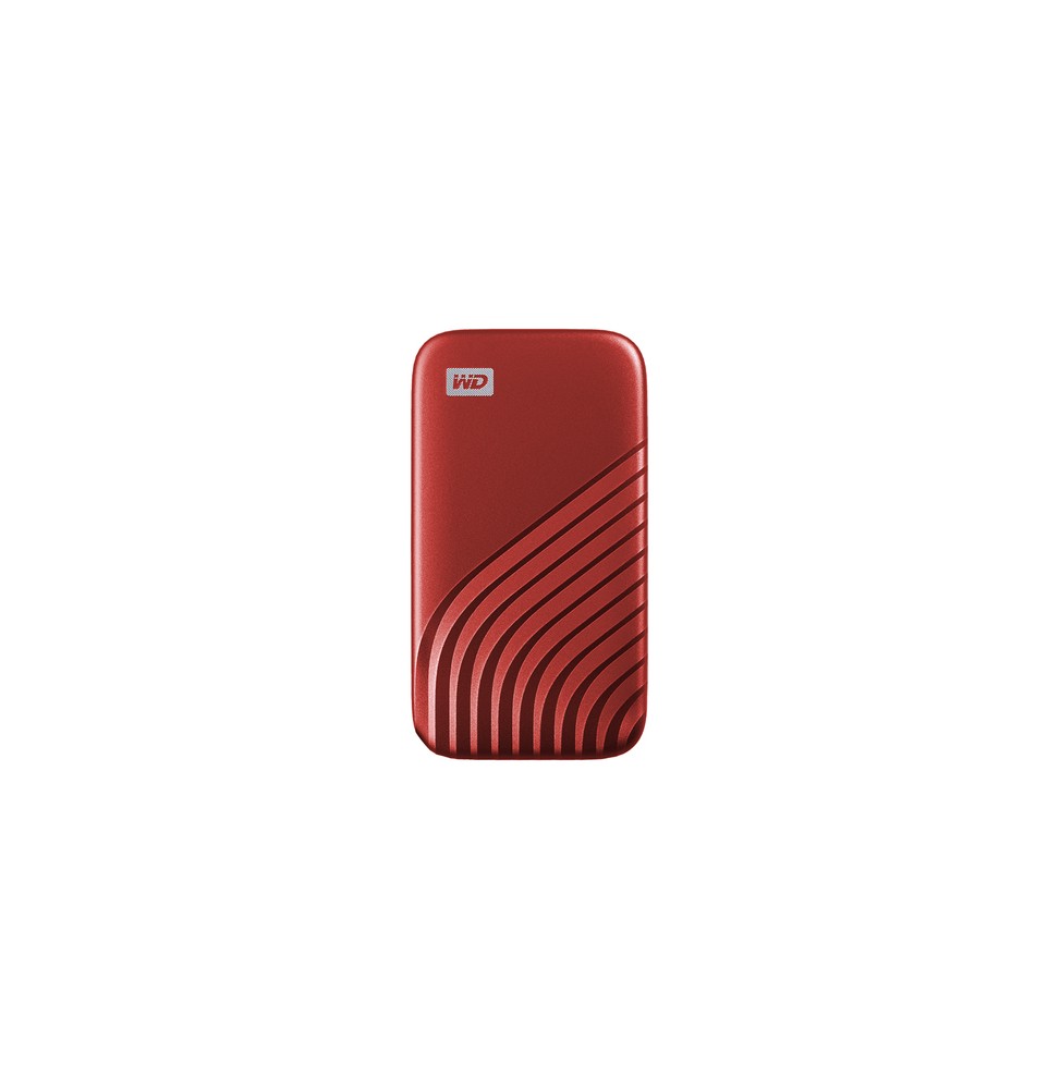 Western Digital My Passport 2 TB USB tipo-C 3.2 Gen 2 (3.1 Gen 2) Rosso