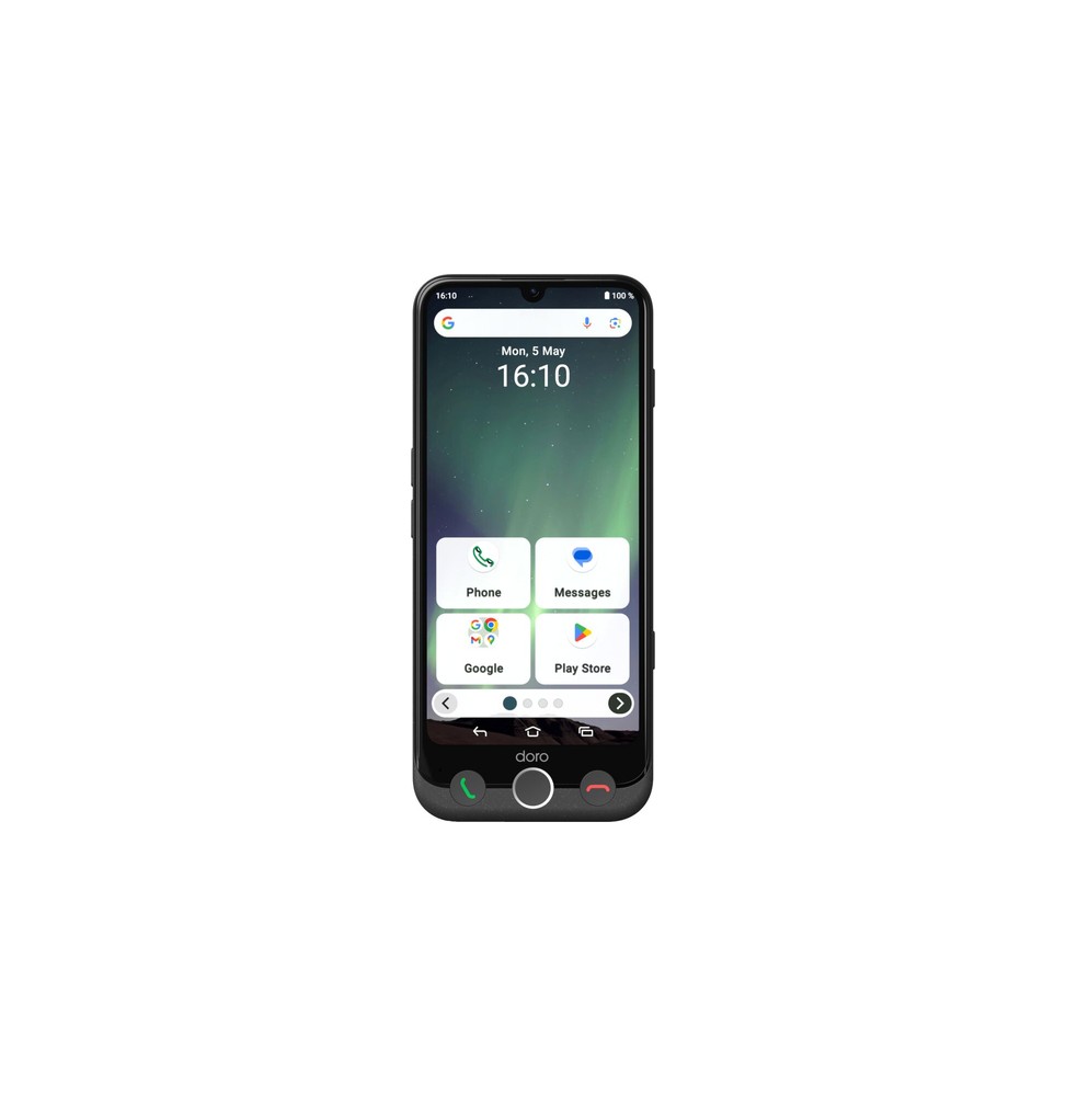 Doro Aurora A30 15,5 cm (6.1') Doppia SIM Android 14 4G USB tipo-C 6 GB 128 GB 5000 mAh Grafite