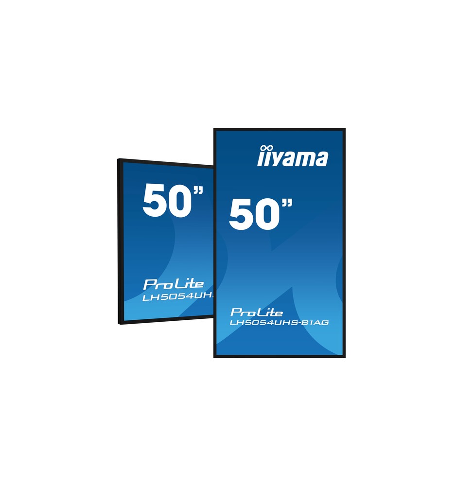 iiyama LH5054UHS-B1AG visualizzatore di messaggi Pannello piatto per segnaletica digitale 125,7 cm (49.5') LCD Wi-Fi 500 cd/m²