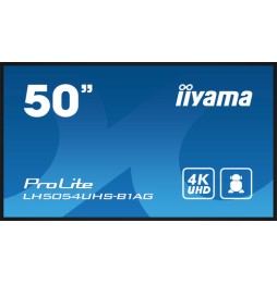 iiyama LH5054UHS-B1AG visualizzatore di messaggi Pannello piatto per segnaletica digitale 125,7 cm (49.5') LCD Wi-Fi 500 cd/m²