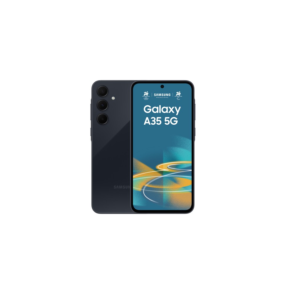 Samsung Galaxy A35 5G Display FHD+ Super AMOLED 6.6”, Android 14, 6GB RAM, 128GB, Dual SIM, Batteria 5.000 mAh, Awesome Navy