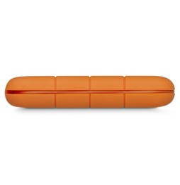 LaCie Rugged Secure disco rigido esterno 2 TB 2.5' USB tipo-C 3.2 Gen 1 (3.1 Gen 1) Arancione, Bianco