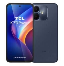 TCL K70 Power 4G 17,1 cm (6.75') Android 16.0 USB tipo-C 8 GB 256 GB 6500 mAh Blu